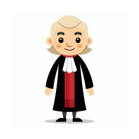 Beautiful Professional Cartoon Character Design Vector illustrationのイラスト素材