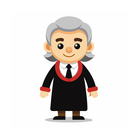 Beautiful Professional Cartoon Character Design Vector illustrationのイラスト素材