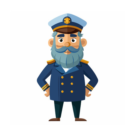 Beautiful Professional Cartoon Character Design Vector illustrationのイラスト素材