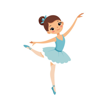 Beautiful Girl Children Character Vector Illustrationのイラスト素材