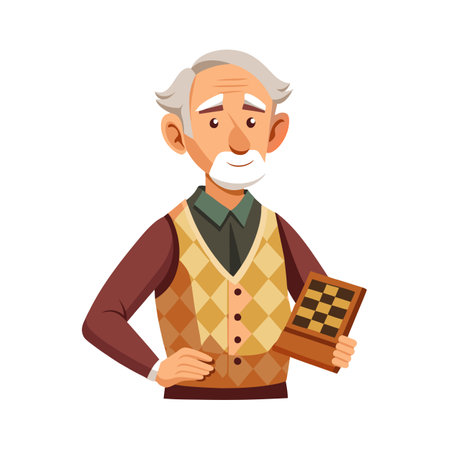 Beautiful Professional Man Character Vector Illustrationのイラスト素材
