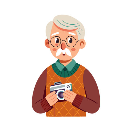 Beautiful Professional Man Character Vector Illustrationのイラスト素材