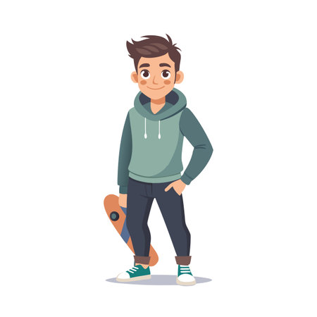 Beautiful Professional Man Character Vector Illustrationのイラスト素材