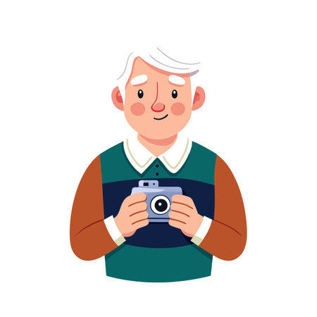 Beautiful Professional Man Character Vector Illustrationのイラスト素材