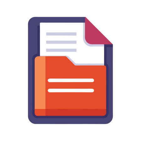 Flat style file  icon vector illustrationのイラスト素材