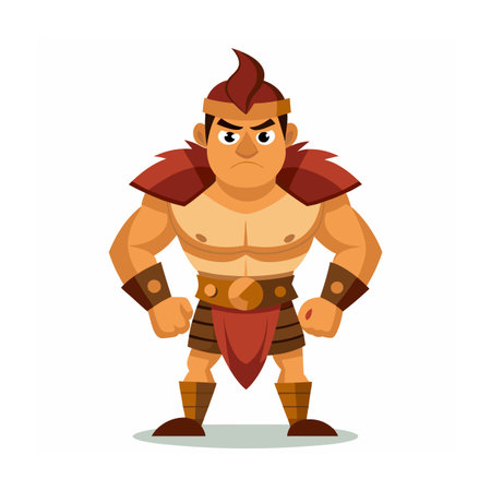 Beautiful Professional Cartoon Character Design Vector illustrationのイラスト素材