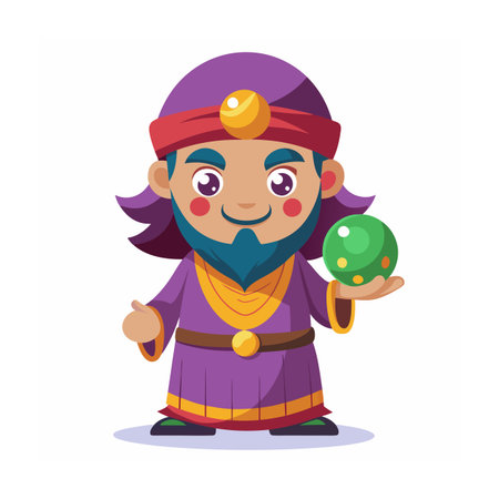 Beautiful Professional Cartoon Character Design Vector illustrationのイラスト素材