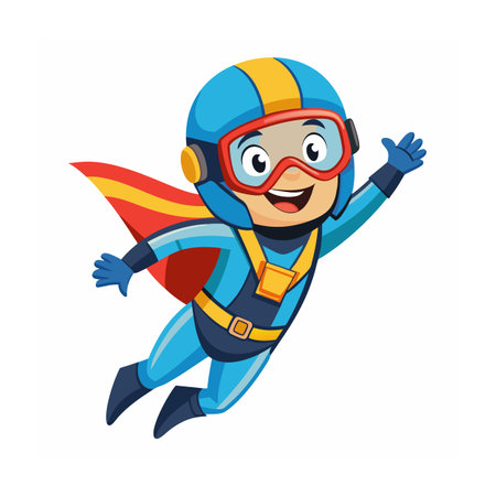 Beautiful Professional Cartoon Character Design Vector illustrationのイラスト素材