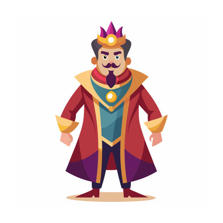 Beautiful Professional Cartoon Character Design Vector illustrationのイラスト素材