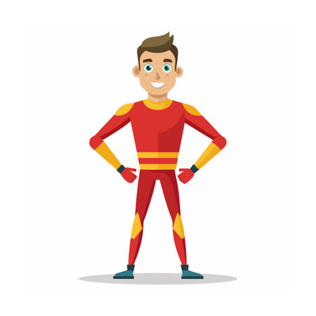 Beautiful Professional Cartoon Character Design Vector illustrationのイラスト素材
