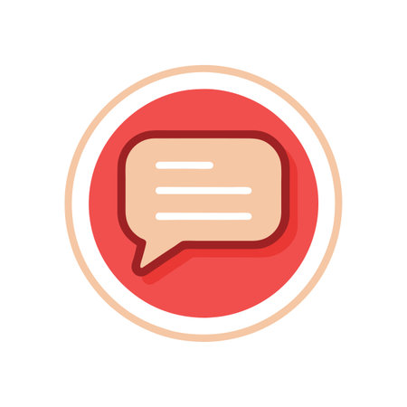 Flat style message, chat, email contact icon vector illustration