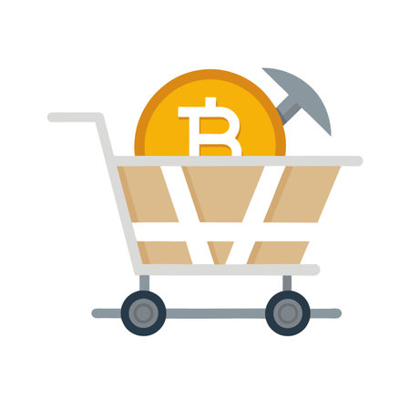 Beautiful flat style shopping cart icon vector illustrationのイラスト素材