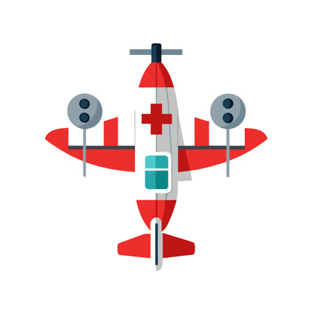 Flat style airplane icon vector illustrationのイラスト素材