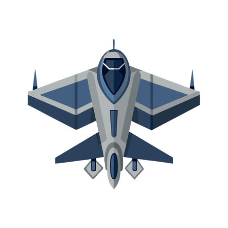 Flat style airplane icon vector illustrationのイラスト素材