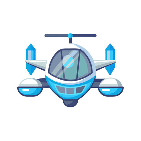 Flat style airplane icon vector illustrationのイラスト素材