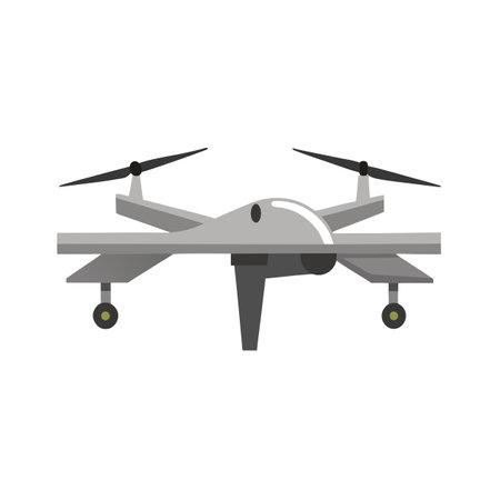 Flat style airplane icon vector illustrationのイラスト素材
