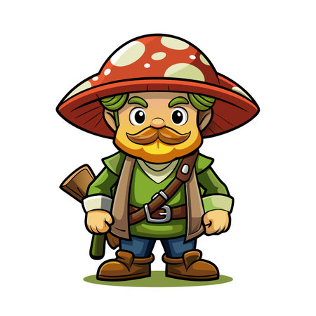 Beautiful Professional Cartoon Character Design Vector illustrationのイラスト素材