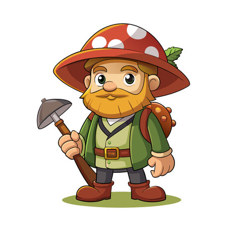 Beautiful Professional Cartoon Character Design Vector illustrationのイラスト素材