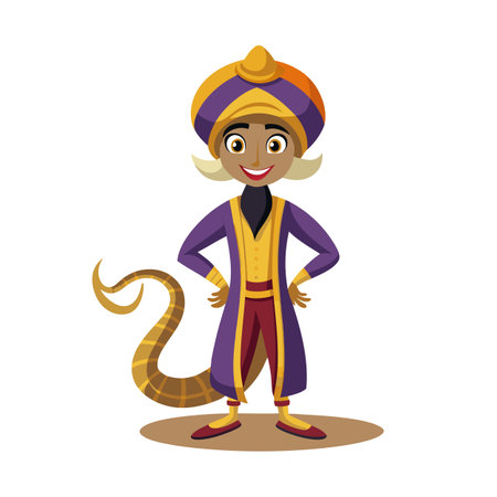 Beautiful Professional Cartoon Character Design Vector illustrationのイラスト素材