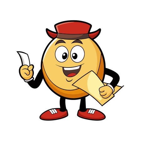 Beautiful Professional Cartoon Character Design Vector illustrationのイラスト素材