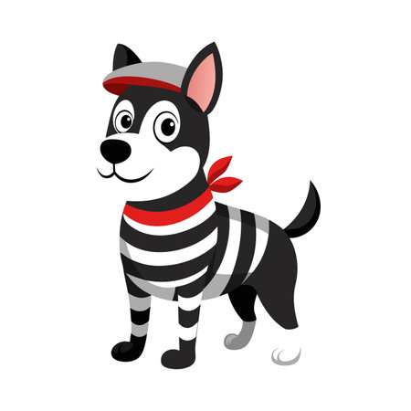 Beautiful Professional Cartoon Character Design Vector illustrationのイラスト素材