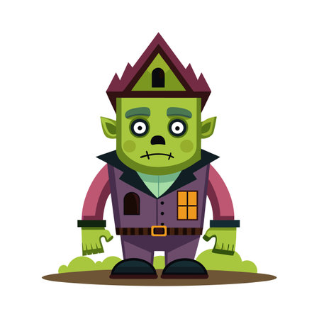 Beautiful Professional Cartoon Character Design Vector illustrationのイラスト素材