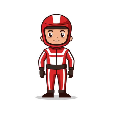 Beautiful Professional Cartoon Character Design Vector illustrationのイラスト素材