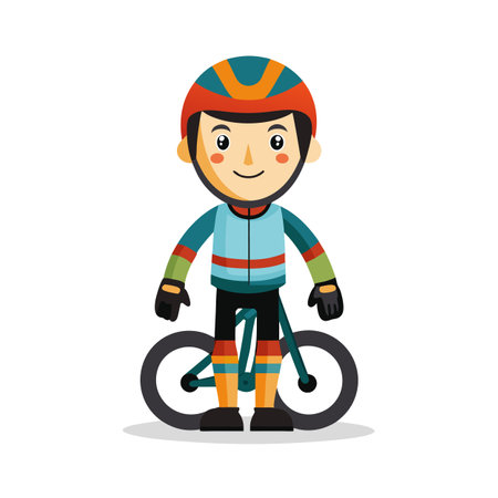 Beautiful Professional Cartoon Character Design Vector illustrationのイラスト素材