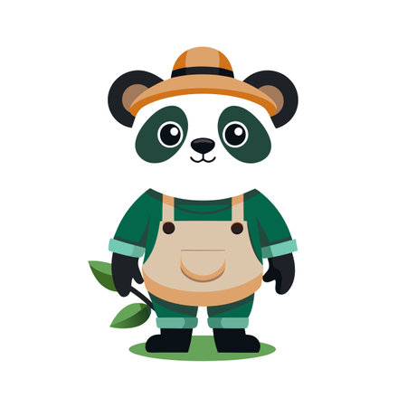 Beautiful Professional Cartoon Character Design Vector illustrationのイラスト素材