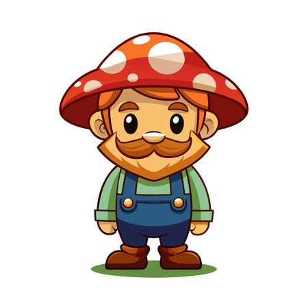 Beautiful Professional Cartoon Character Design Vector illustrationのイラスト素材