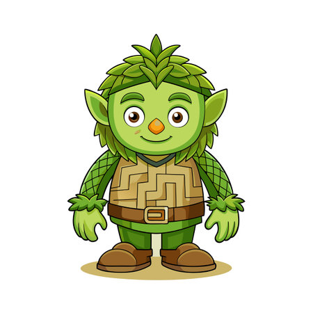 Beautiful Professional Cartoon Character Design Vector illustrationのイラスト素材