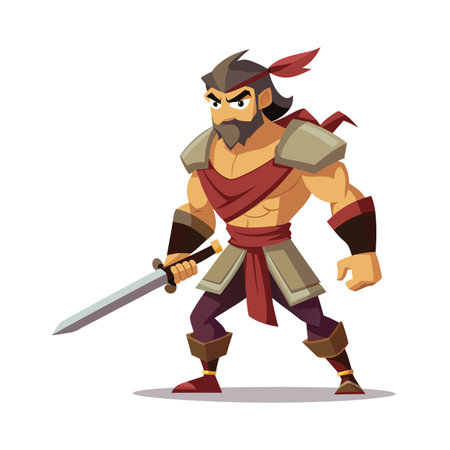 Beautiful Professional Cartoon Character Design Vector illustrationのイラスト素材