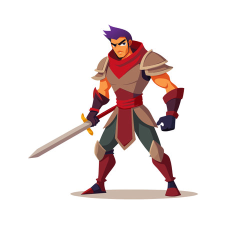 Beautiful Professional Cartoon Character Design Vector illustrationのイラスト素材