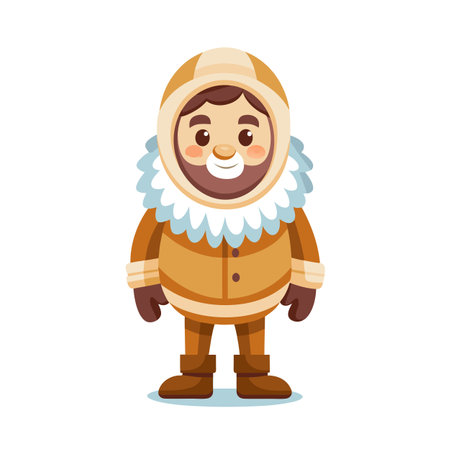 Beautiful Professional Cartoon Character Design Vector illustrationのイラスト素材