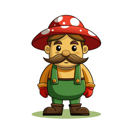 Beautiful Professional Cartoon Character Design Vector illustrationのイラスト素材