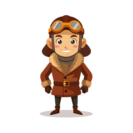Beautiful Professional Cartoon Character Design Vector illustrationのイラスト素材