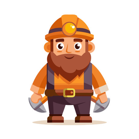 Beautiful Professional Cartoon Character Design Vector illustrationのイラスト素材