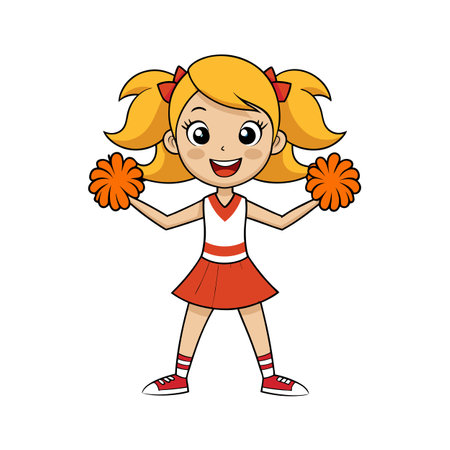 Beautiful Professional Cartoon Character Design Vector illustrationのイラスト素材