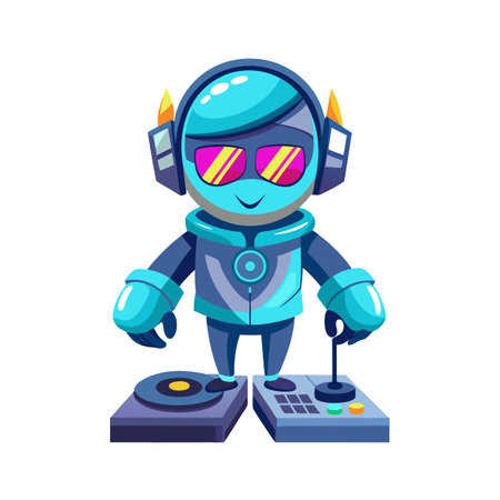 Beautiful Professional Cartoon Character Design Vector illustrationのイラスト素材