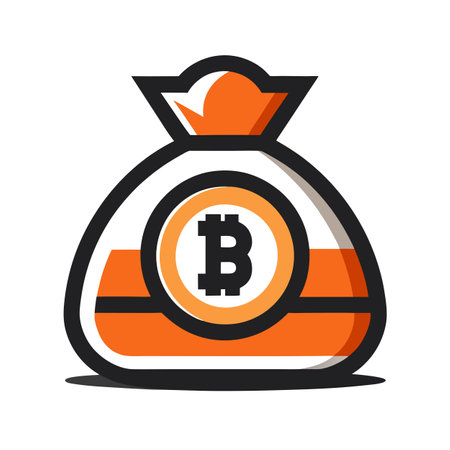Beautiful flat style money bag icon vector illustrationのイラスト素材