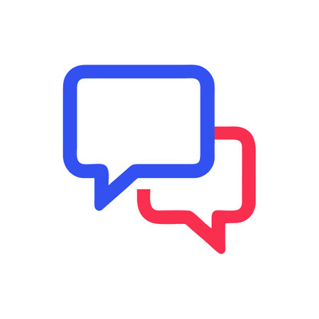 Beautiful speech bubble, message, chat, email contact icon vector for UI, websites, mobile...