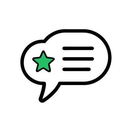 Beautiful speech bubble, message, chat, email contact icon vector for UI, websites, mobile applicationsのイラスト素材