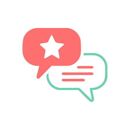 Beautiful speech bubble, message, chat, email contact icon vector for UI, websites, mobile applicationsのイラスト素材