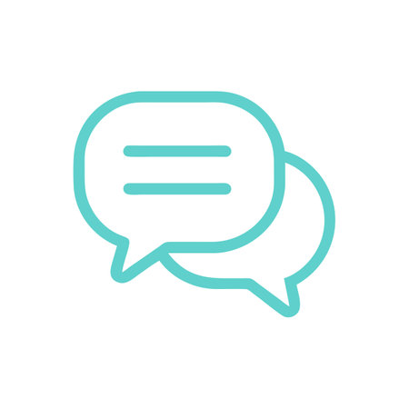 Beautiful speech bubble, message, chat, email contact icon vector for UI, websites, mobile...