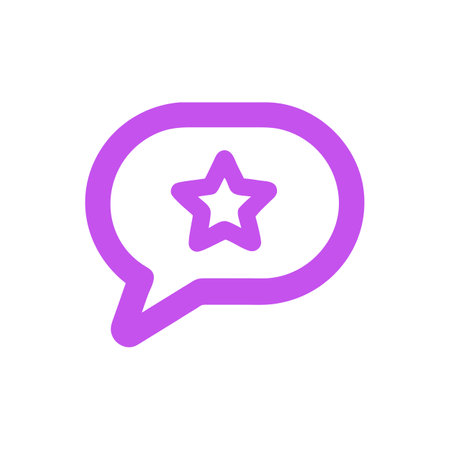 Beautiful speech bubble, message, chat, email contact icon vector for UI, websites, mobile applicationsのイラスト素材