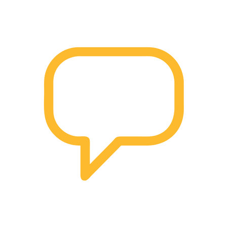 Beautiful speech bubble, message, chat, email contact icon vector for UI, websites, mobile...