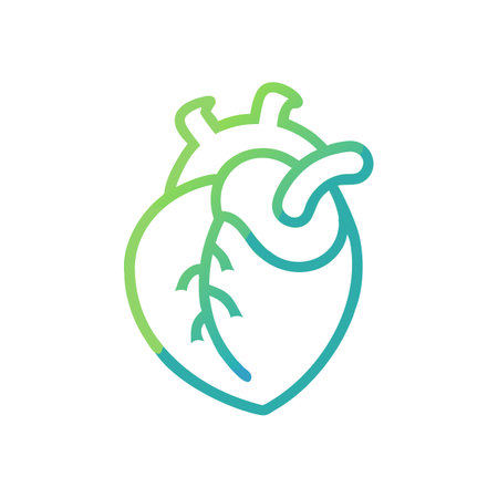 Beautiful Medical &amp; Healthcare Heart Icon Vector Illustrationのイラスト素材