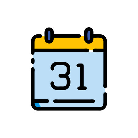 Calendar Icon Business and Finance Vector for UI Websites and Mobile Applicationsのイラスト素材
