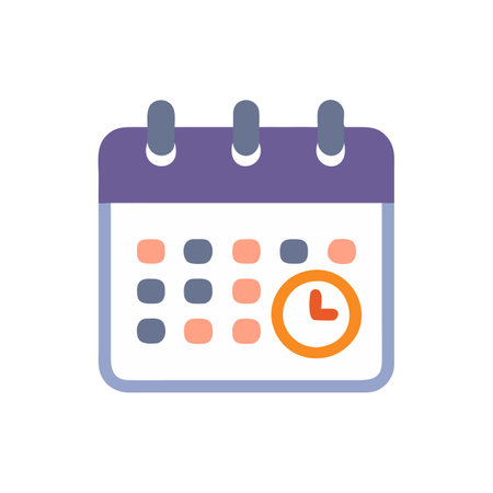 Calendar Icon Business and Finance Vector for UI Websites and Mobile Applicationsのイラスト素材