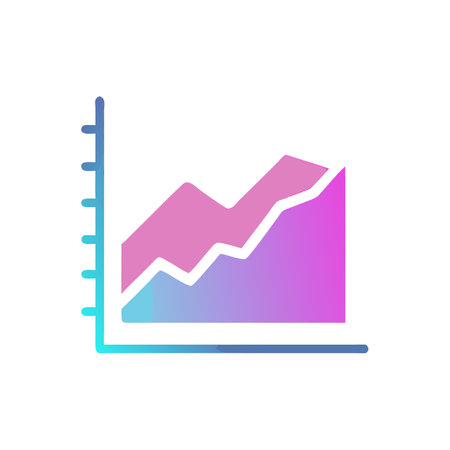 Graph Analytics Icon Business and Finance Vector for UI Websites and Mobile Applicationsのイラスト素材